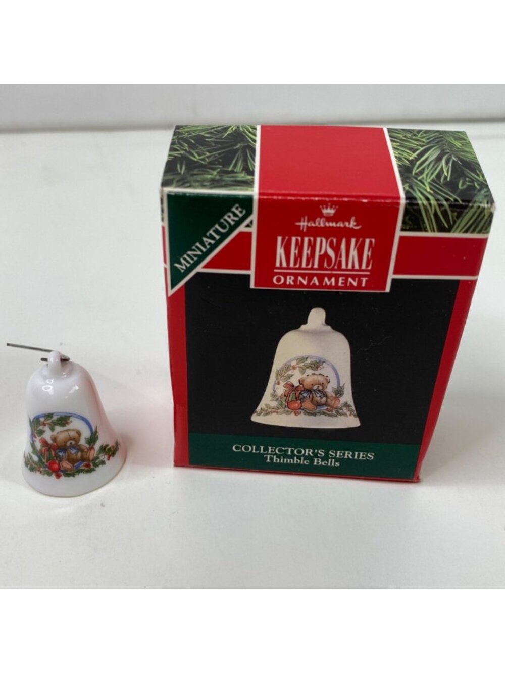 Hallmark Keepsake Miniature Series 1992 Thimble Bell Christmas Ornament